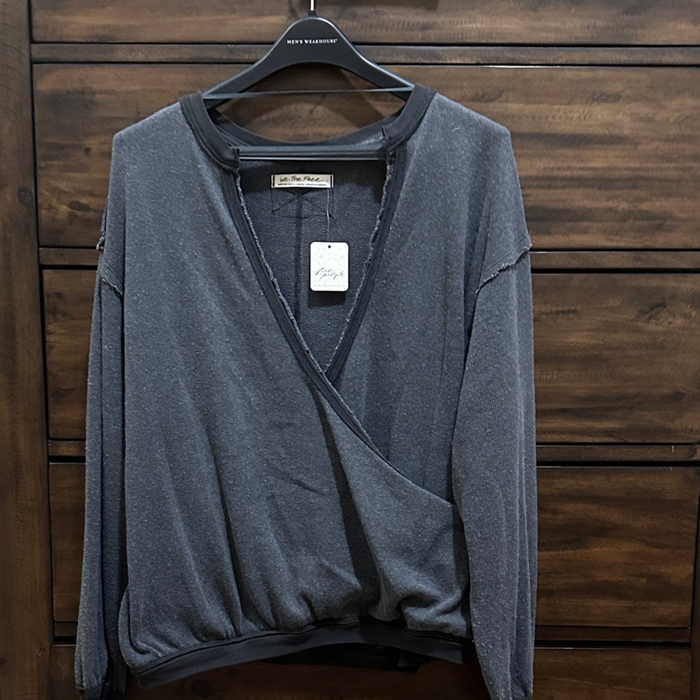 Free People Anyway Surplice Top